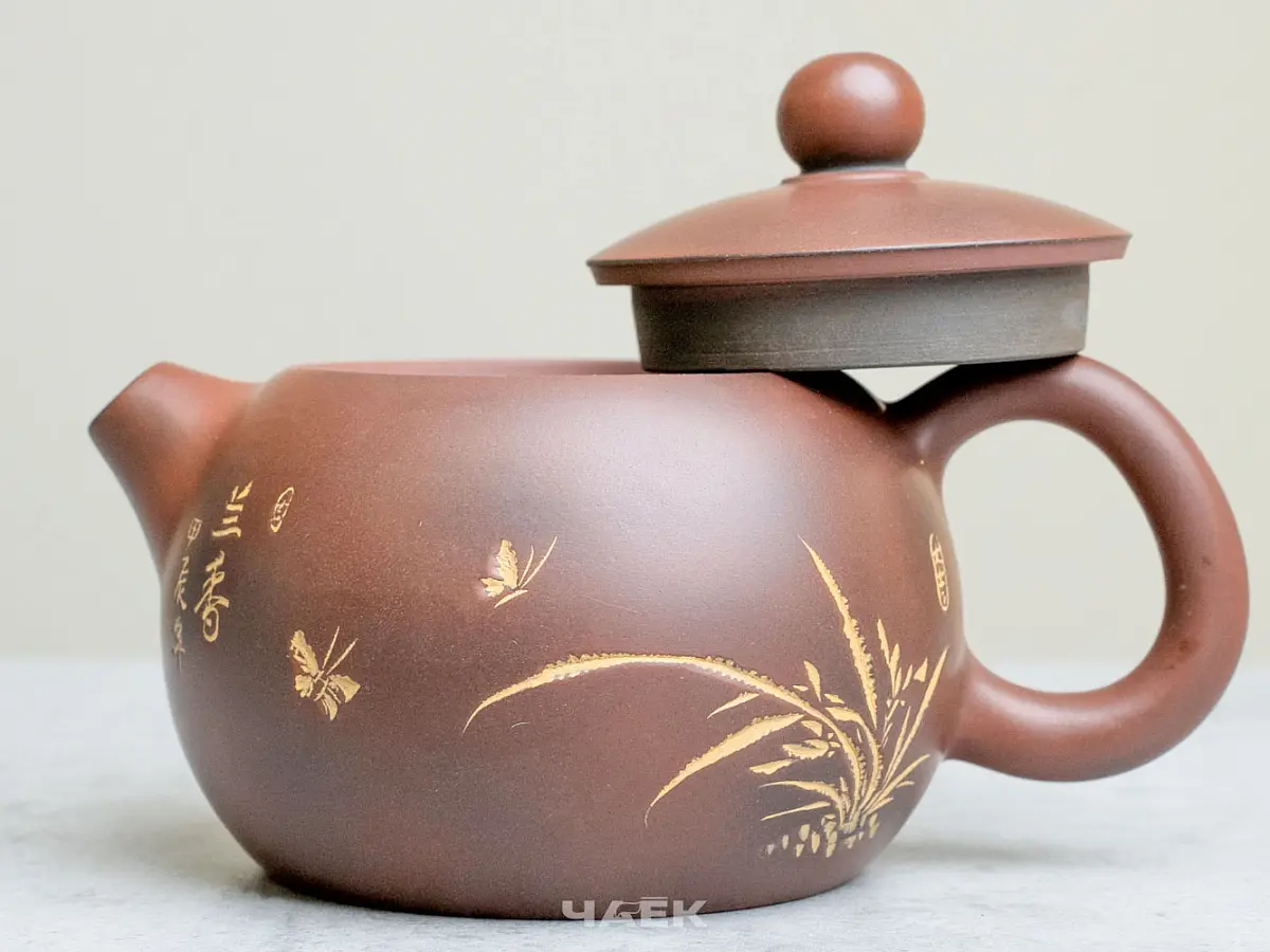 Чайник из Гуанси № 198, керамика Циньчжоу, 152 мл
