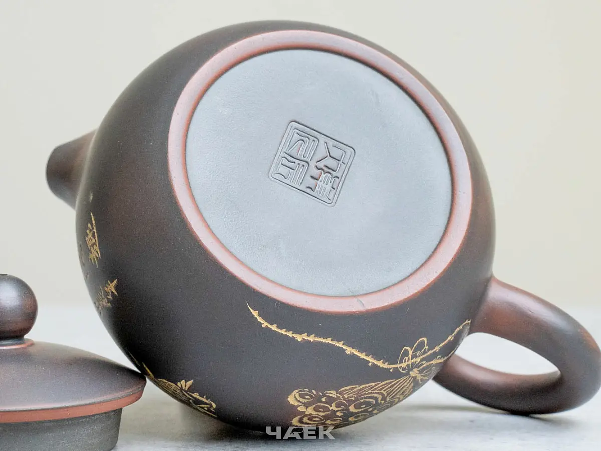 Чайник из Гуанси № 195, керамика Циньчжоу, 163 мл