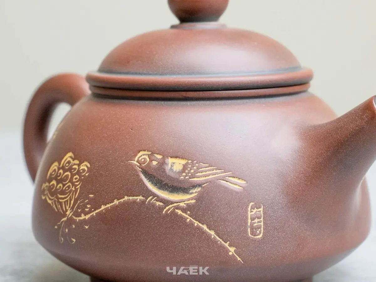 Чайник из Гуанси № 181, керамика Циньчжоу, 128 мл
