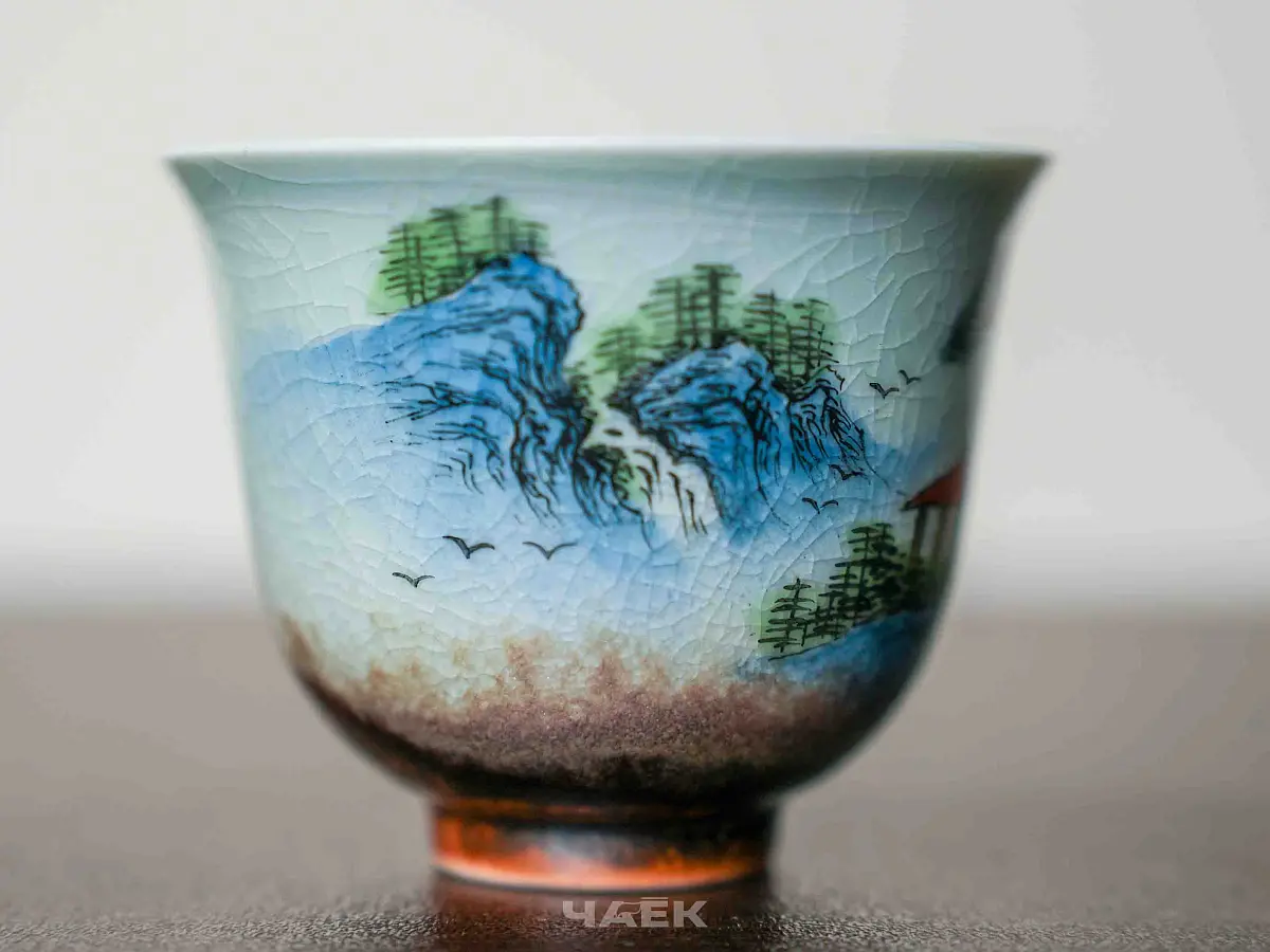 Пиала № 324, керамика Цзиндэчжэнь, 100 мл