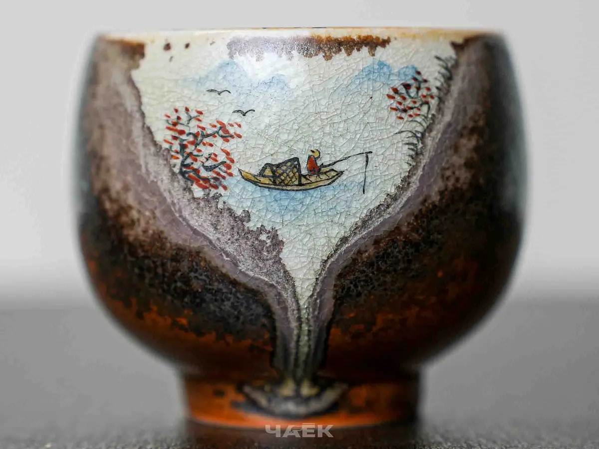 Пиала № 314, керамика Цзиндэчжэнь, 127 мл