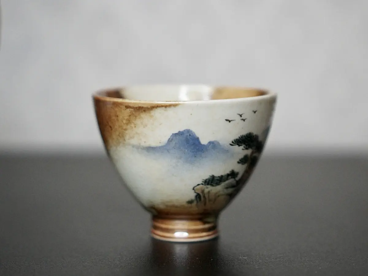 Пиала «Утёс» № 82, керамика Цзиндэчжэнь, 78 мл