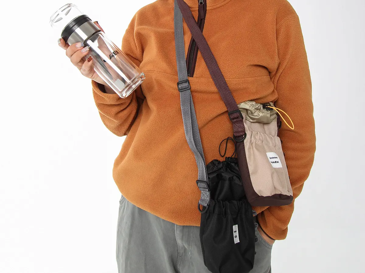 Сумка для колбы «Я с тобой», чёрная