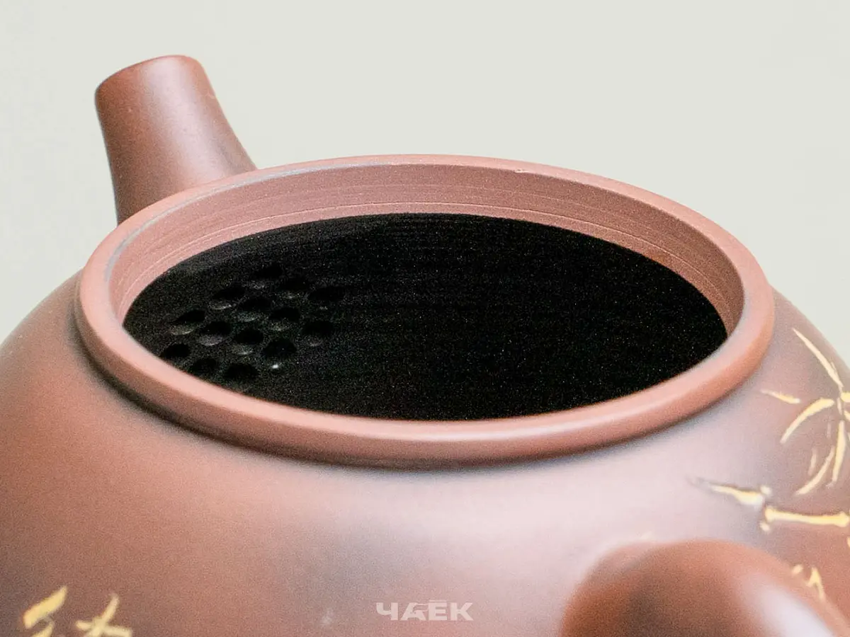 Чайник из Гуанси № 194, керамика Циньчжоу, 131 мл