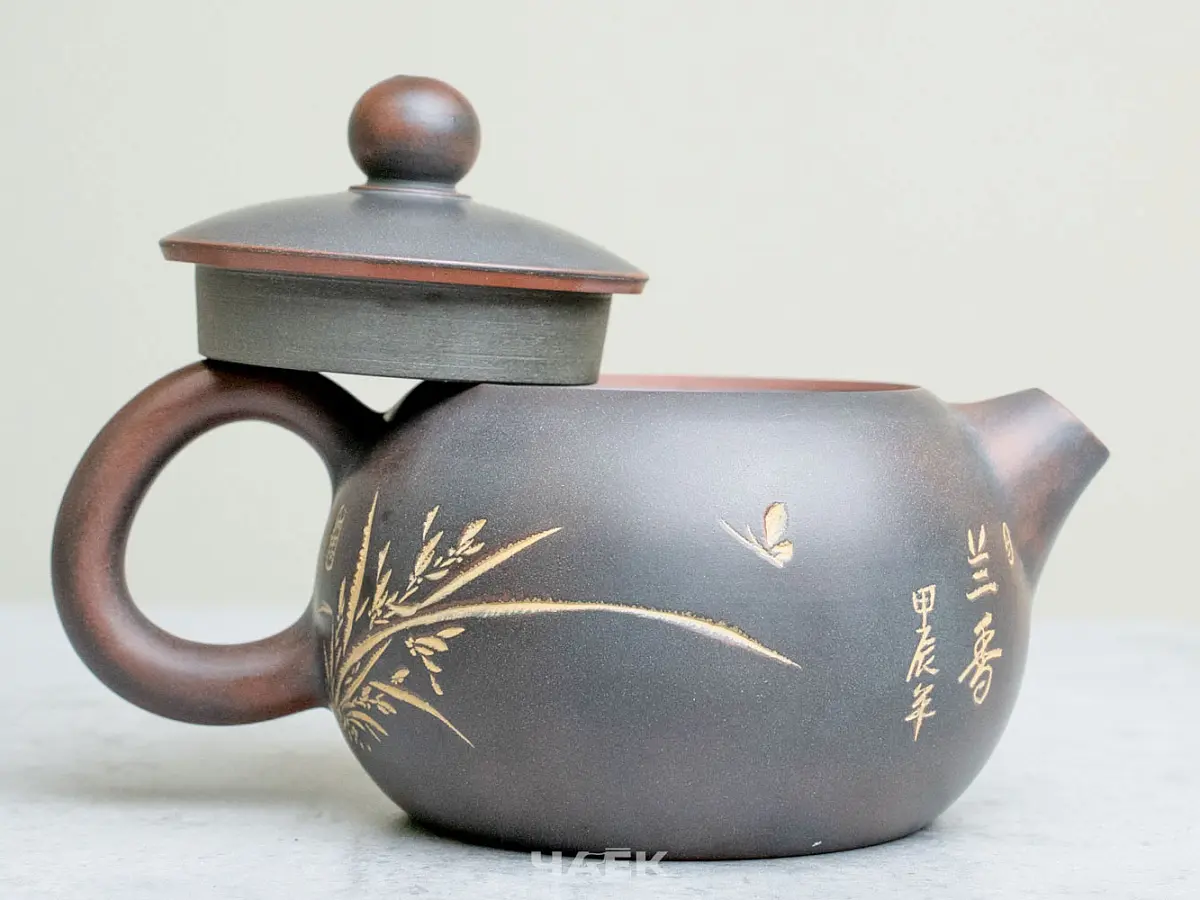Чайник из Гуанси № 154, керамика Циньчжоу, 130 мл