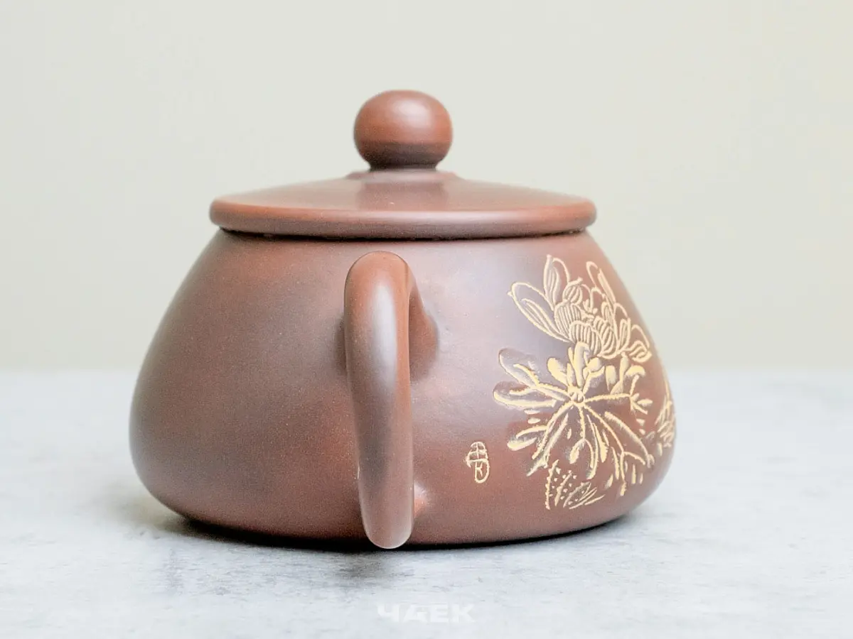 Чайник из Гуанси № 189, керамика Циньчжоу, 115 мл