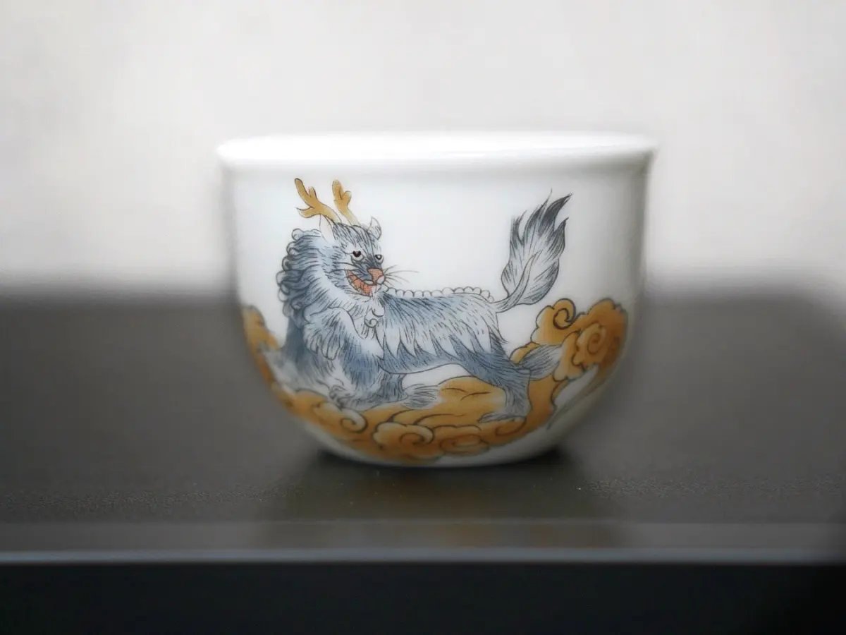 Пиала «Цилинь» № 31, фарфор Цзиньдэчжень, 130 мл