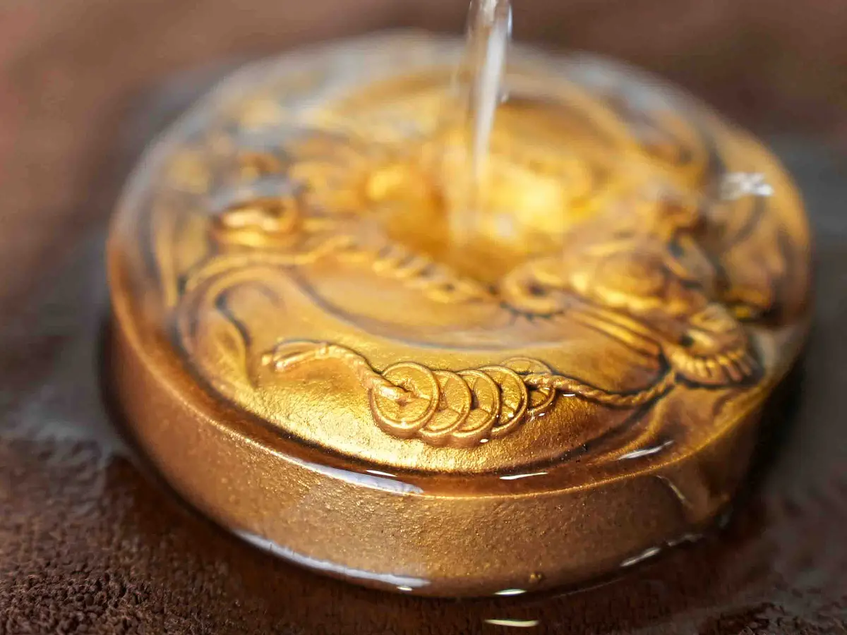 Чайная фигурка «Быки» № 41, меняющая цвет