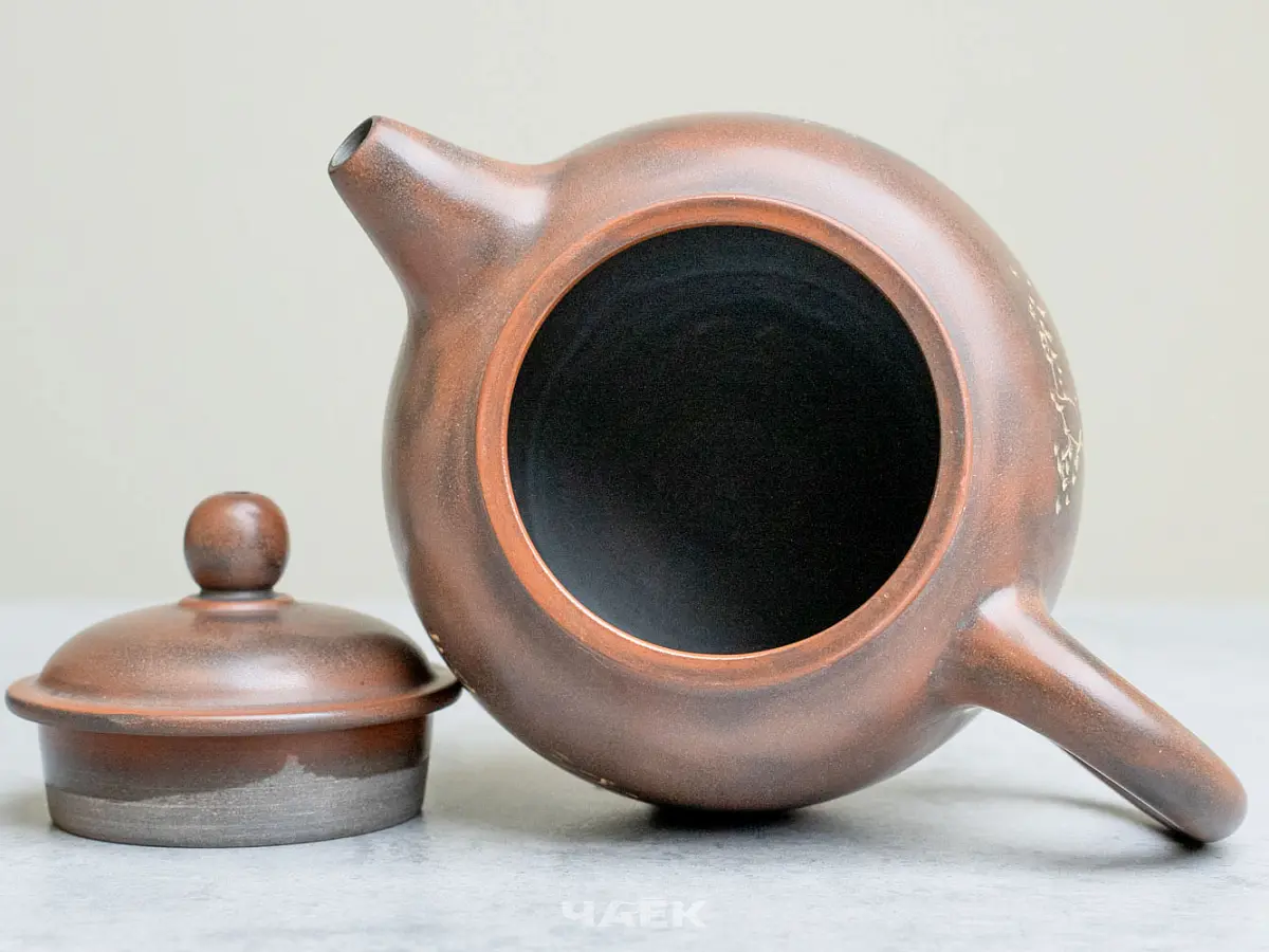 Чайник из Гуанси № 185, керамика Циньчжоу, 185 мл