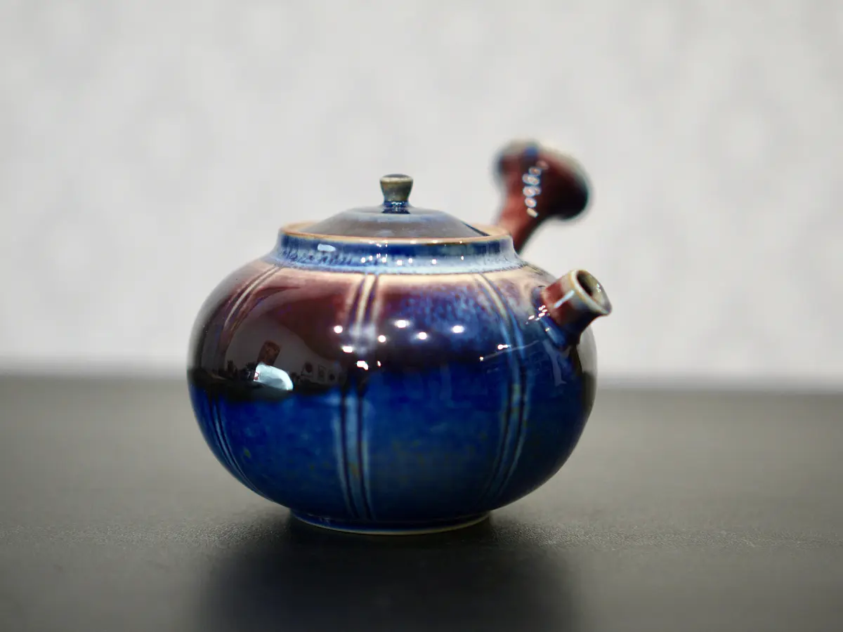 Чайник с боковой ручкой 107, керамика Цзиндэчжень, 175 мл