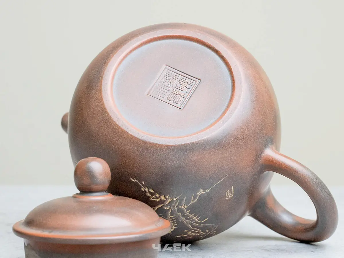 Чайник из Гуанси № 185, керамика Циньчжоу, 185 мл