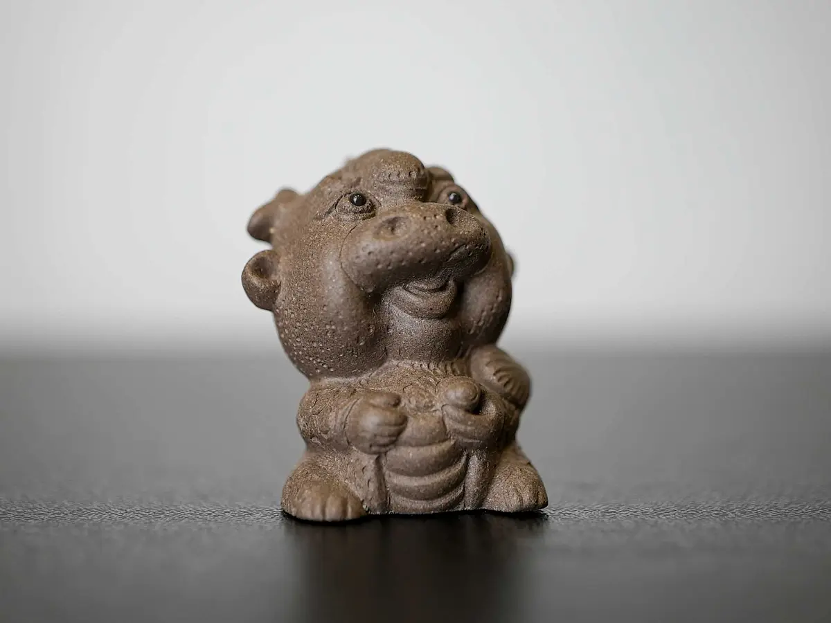 Чайная фигурка «Дракон» № 72, исинская глина