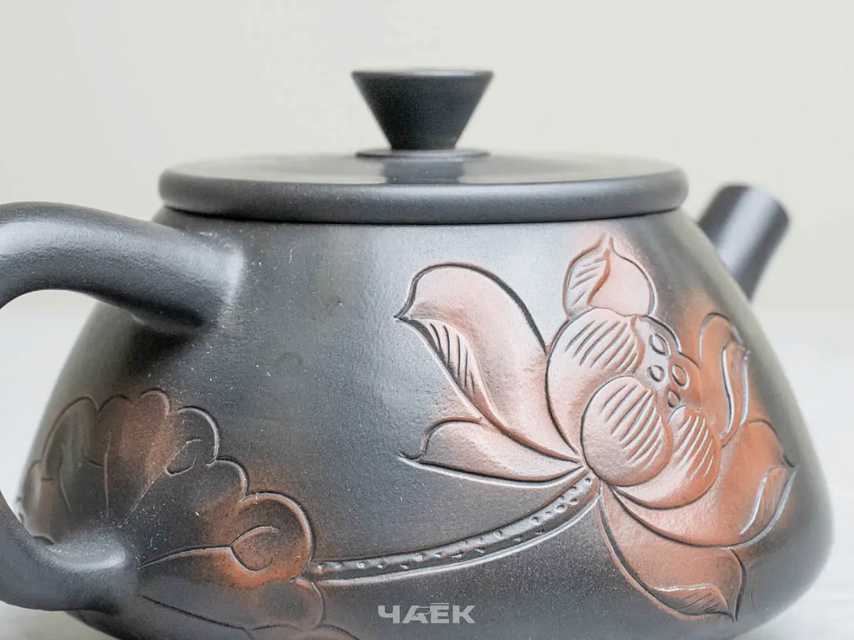 Чайник из Гуанси № 165, керамика Циньчжоу, 145 мл