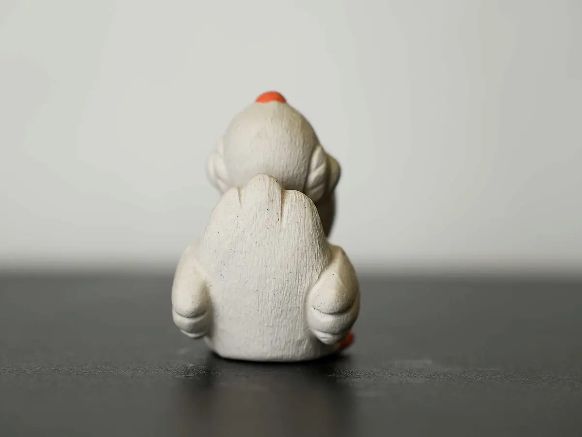 Чайная фигурка «Пеликан» № 87, исинская глина