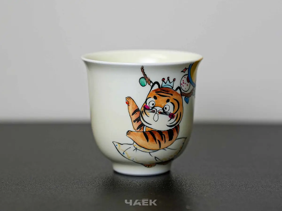 Пиала № 282, керамика Цзиндэчжэнь, 80 мл