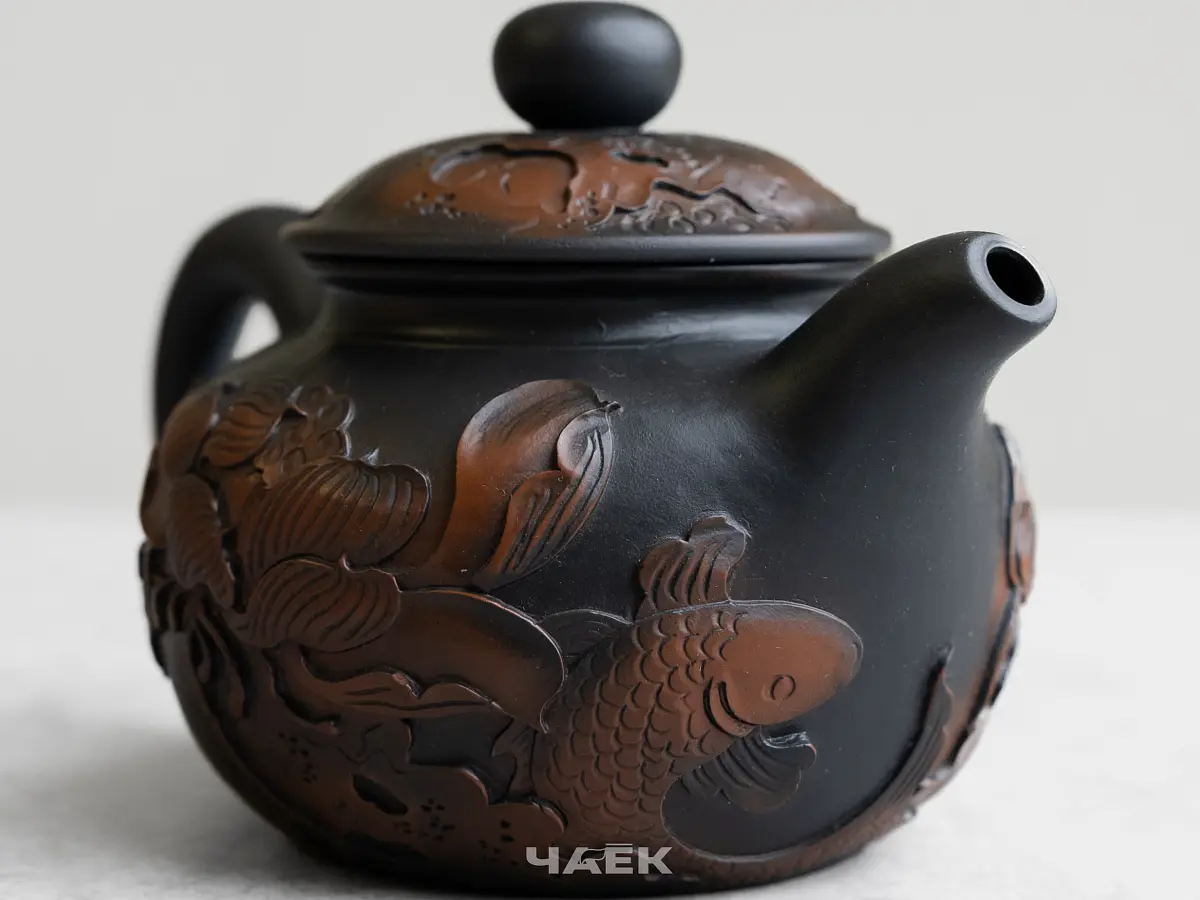 Чайник № 147 из керамики Цзяньшуй, 185 мл