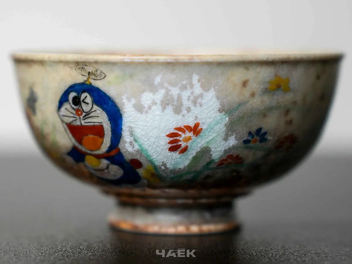 Пиала «Дораэмон» № 331, керамика Цзиндэчжэнь, 107 мл