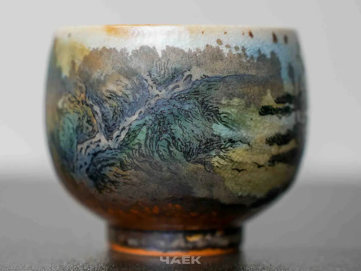 Пиала № 328, керамика Цзиндэчжэнь, 121 мл