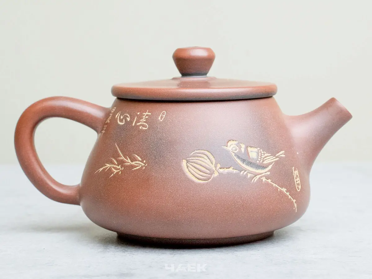 Чайник из Гуанси № 155, керамика Циньчжоу, 118 мл