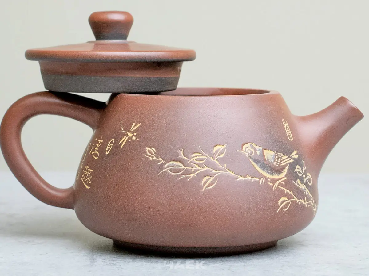 Чайник из Гуанси № 152, керамика Циньчжоу, 134 мл