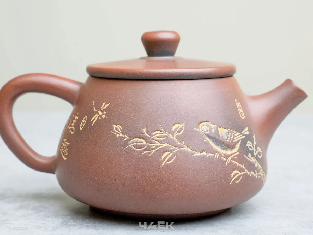Чайник из Гуанси № 152, керамика Циньчжоу, 134 мл