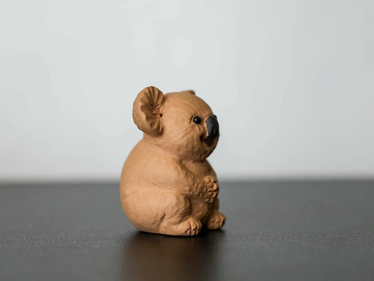 Чайная фигурка «Коала» № 51, исинская глина