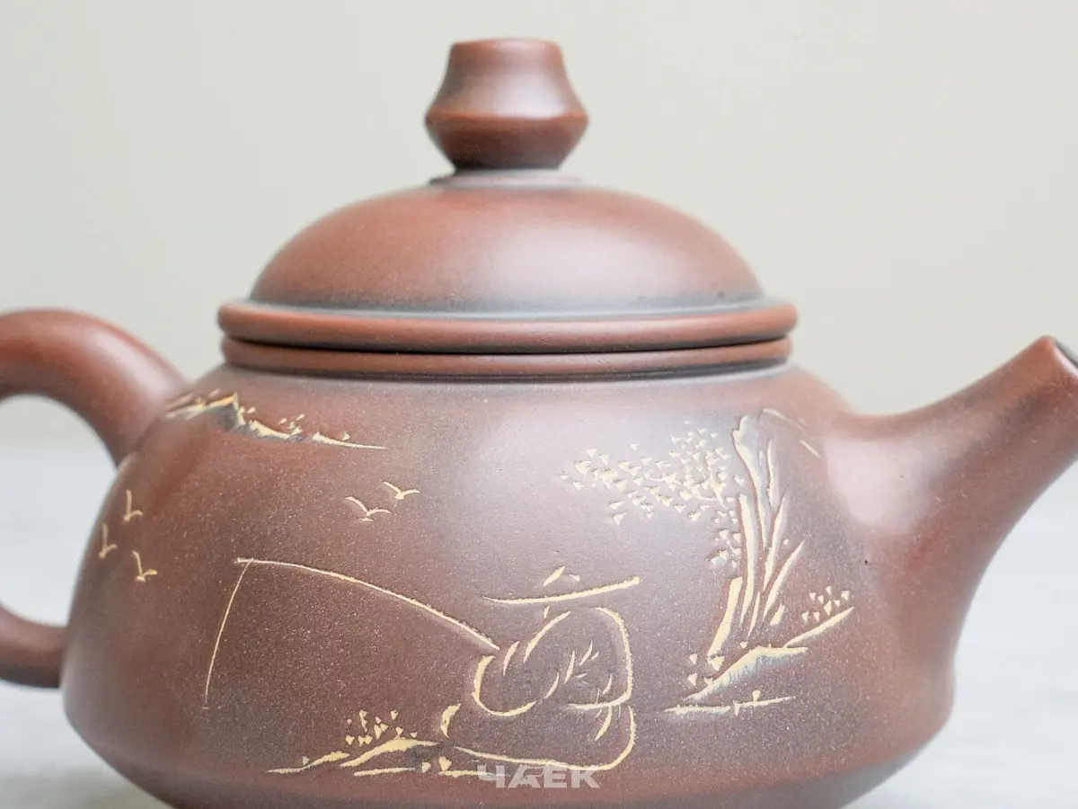 Чайник из Гуанси № 178, керамика Циньчжоу, 120 мл