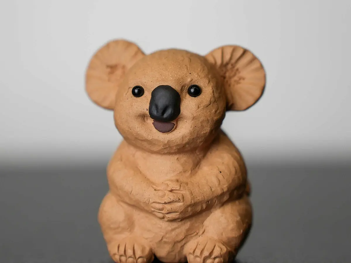 Чайная фигурка «Коала» № 51, исинская глина