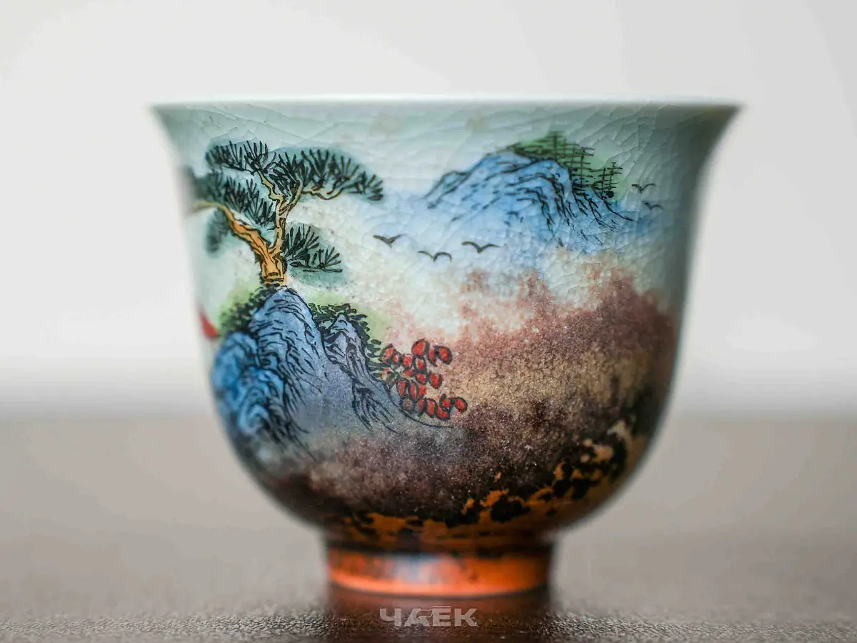 Пиала № 324, керамика Цзиндэчжэнь, 100 мл