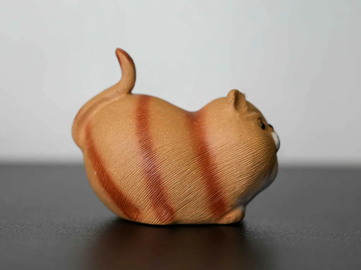 Чайная фигурка «Кот Васька» № 39, исинская глина