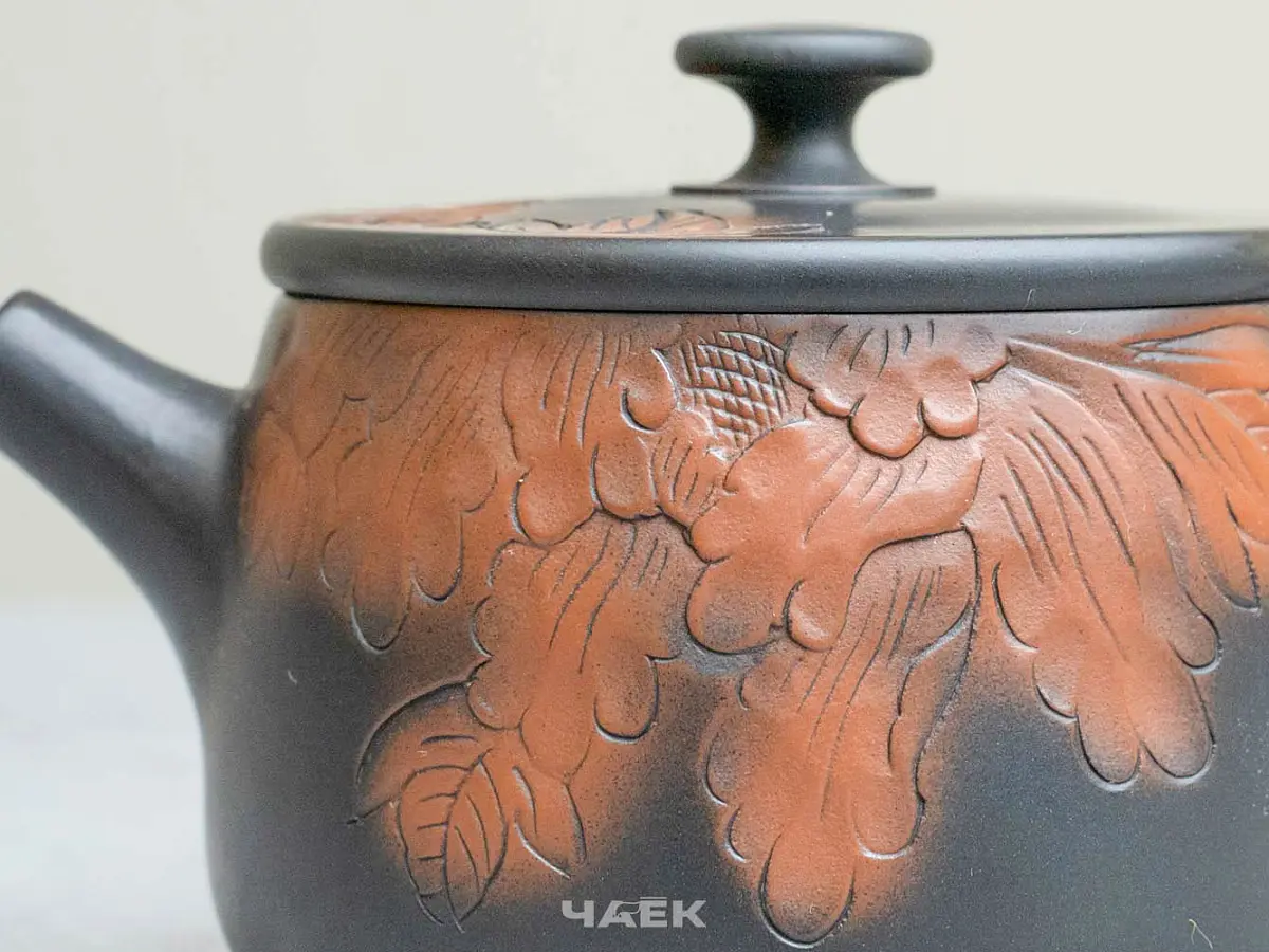 Чайник из Гуанси № 158, керамика Циньчжоу, 180 мл