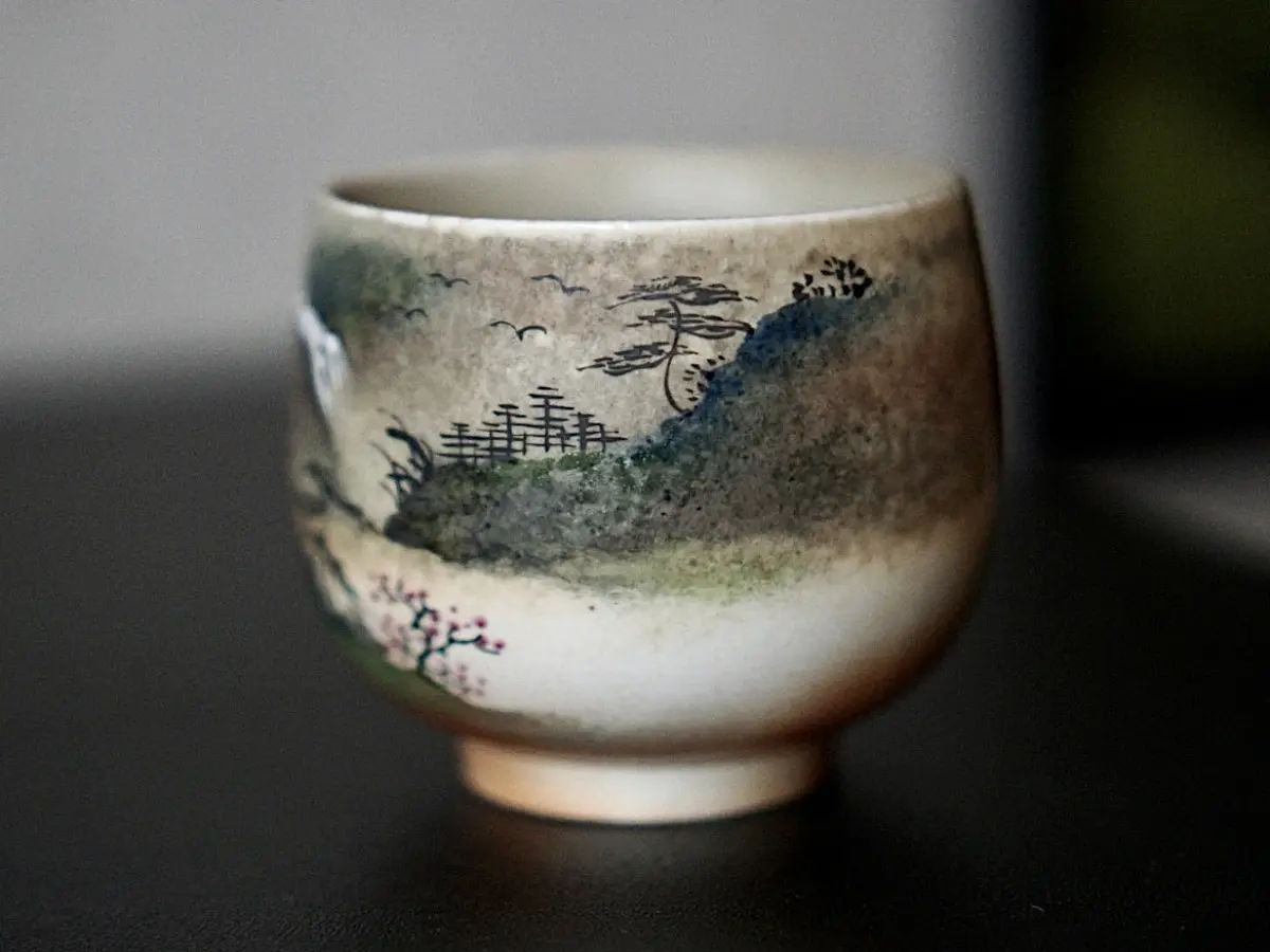 Пиала «Шум Воды» № 66, керамика Цзиндэчжэнь, 88 мл