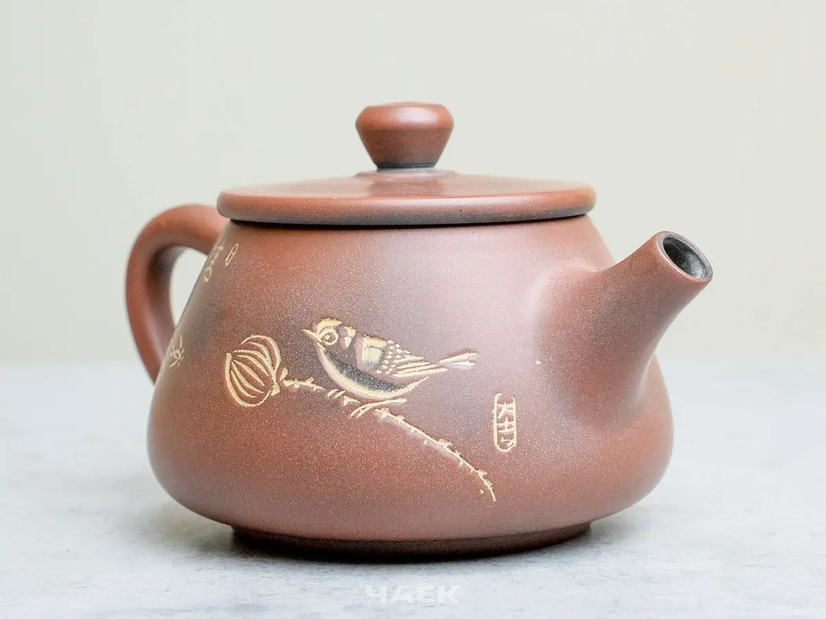 Чайник из Гуанси № 155, керамика Циньчжоу, 118 мл