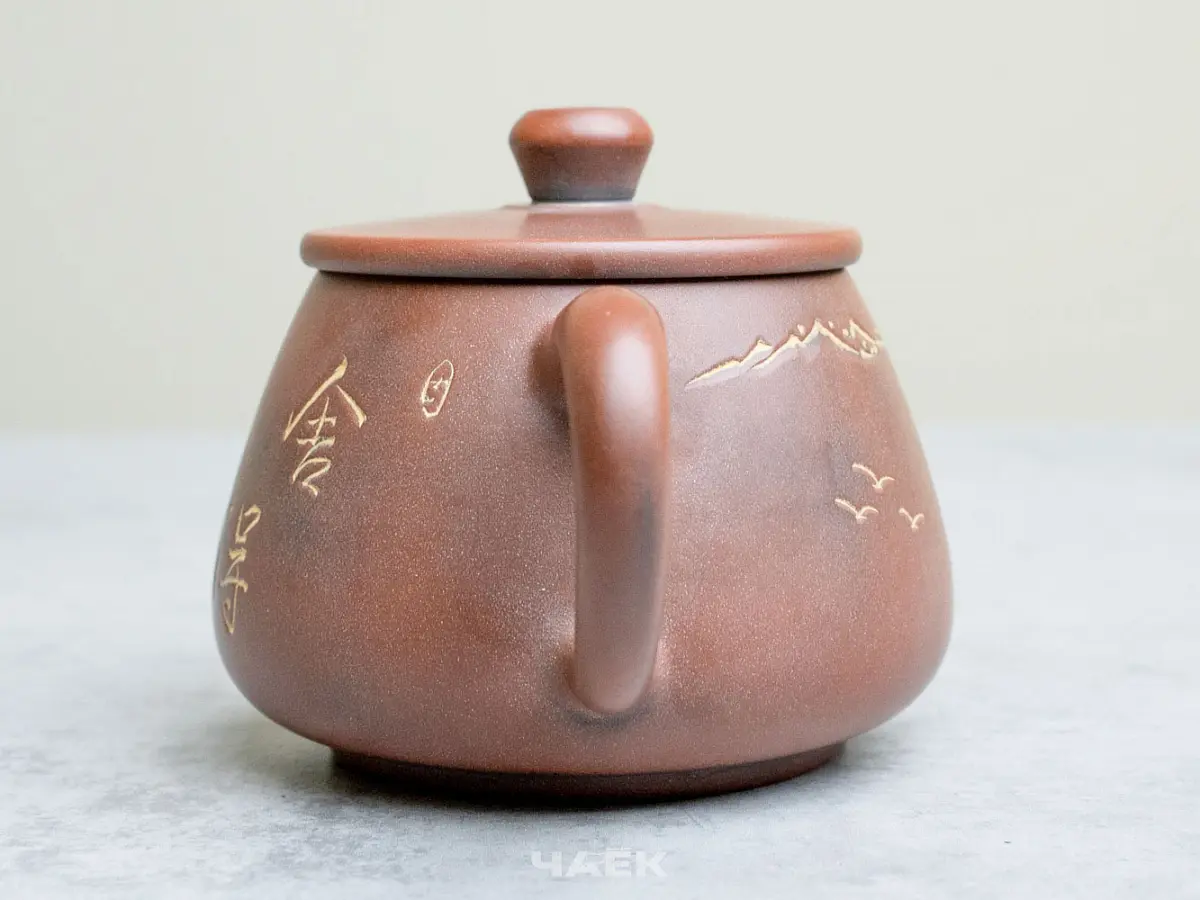 Чайник из Гуанси № 153, керамика Циньчжоу, 115 мл