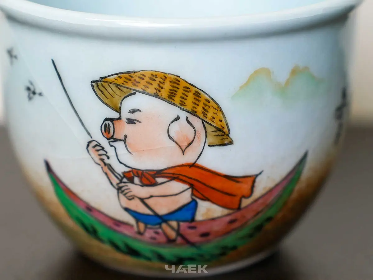 Пиала № 263, керамика Цзиндэчжэнь, 110 мл