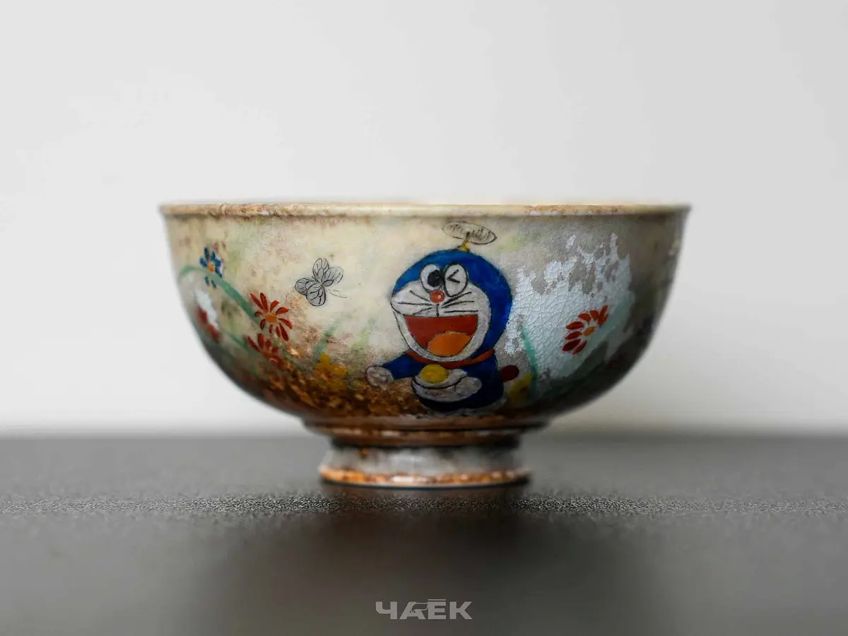 Пиала «Дораэмон» № 331, керамика Цзиндэчжэнь, 107 мл