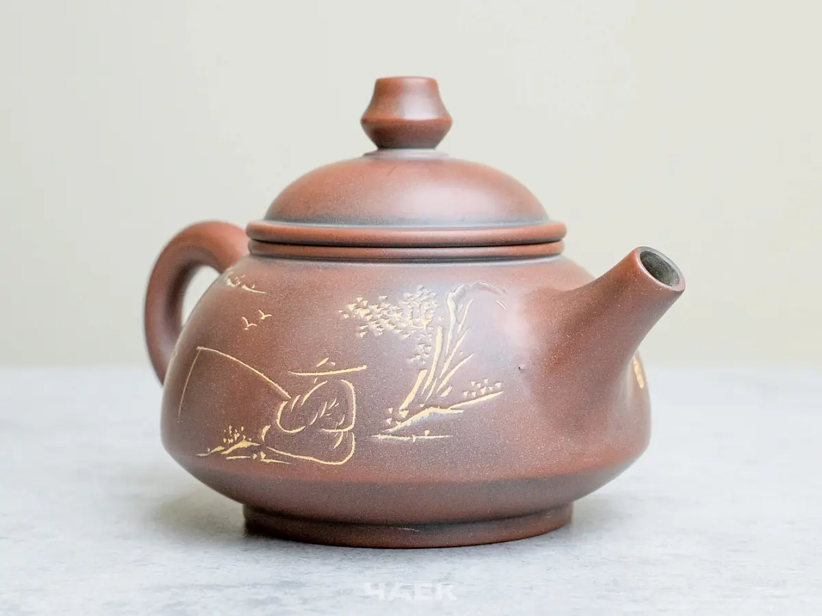 Чайник из Гуанси № 178, керамика Циньчжоу, 120 мл