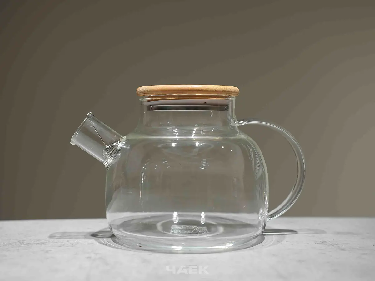 Стекляный чайник для варки, 900 мл