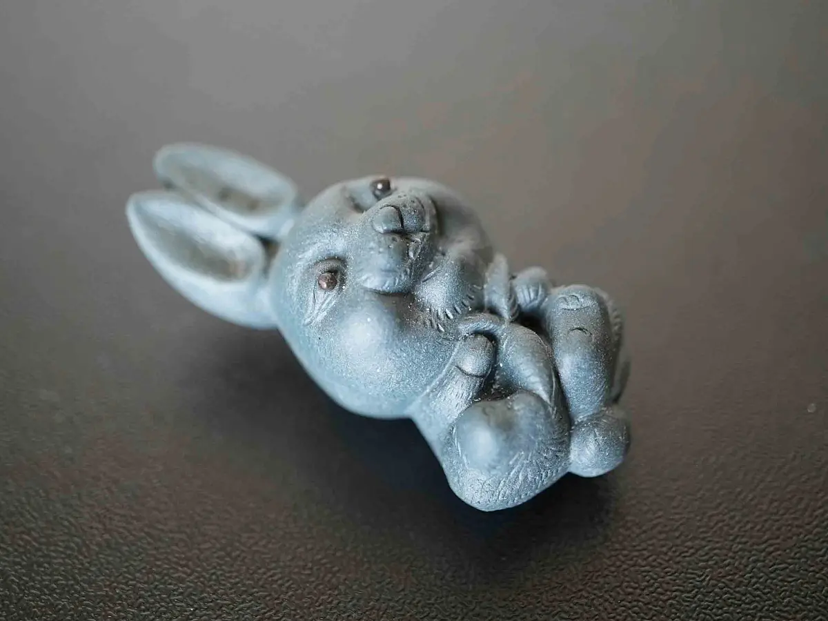 Чайная фигурка «Заяц» № 83, исинская глина