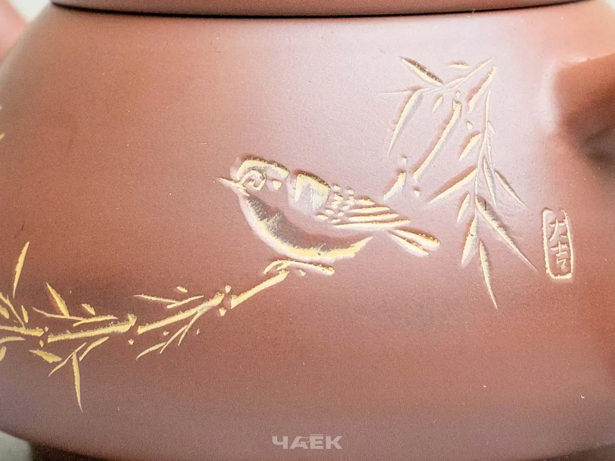 Чайник из Гуанси № 151, керамика Циньчжоу, 158 мл