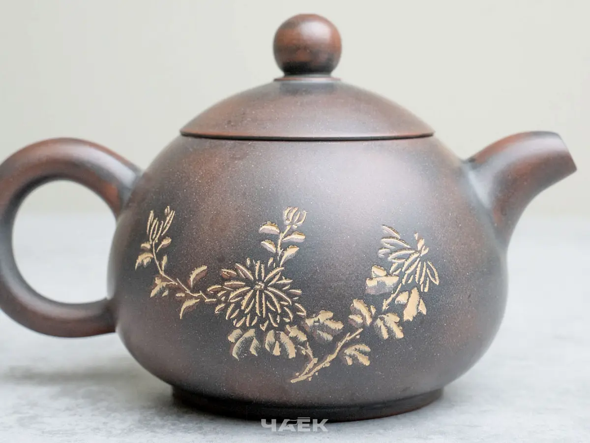 Чайник из Гуанси № 169, керамика Циньчжоу, 145 мл