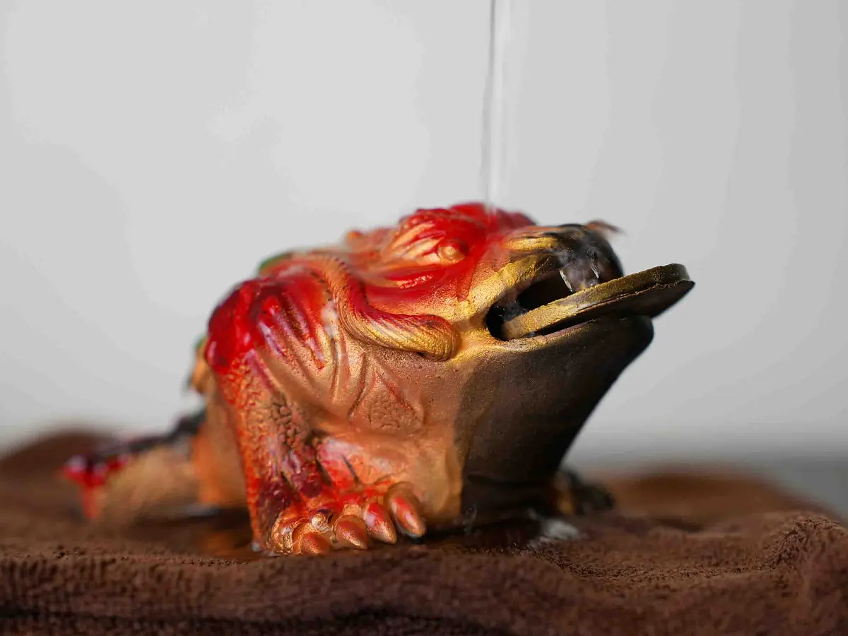 Чайная фигурка «Денежная жаба» № 61, исинская глина