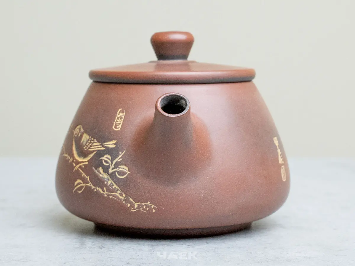 Чайник из Гуанси № 152, керамика Циньчжоу, 134 мл