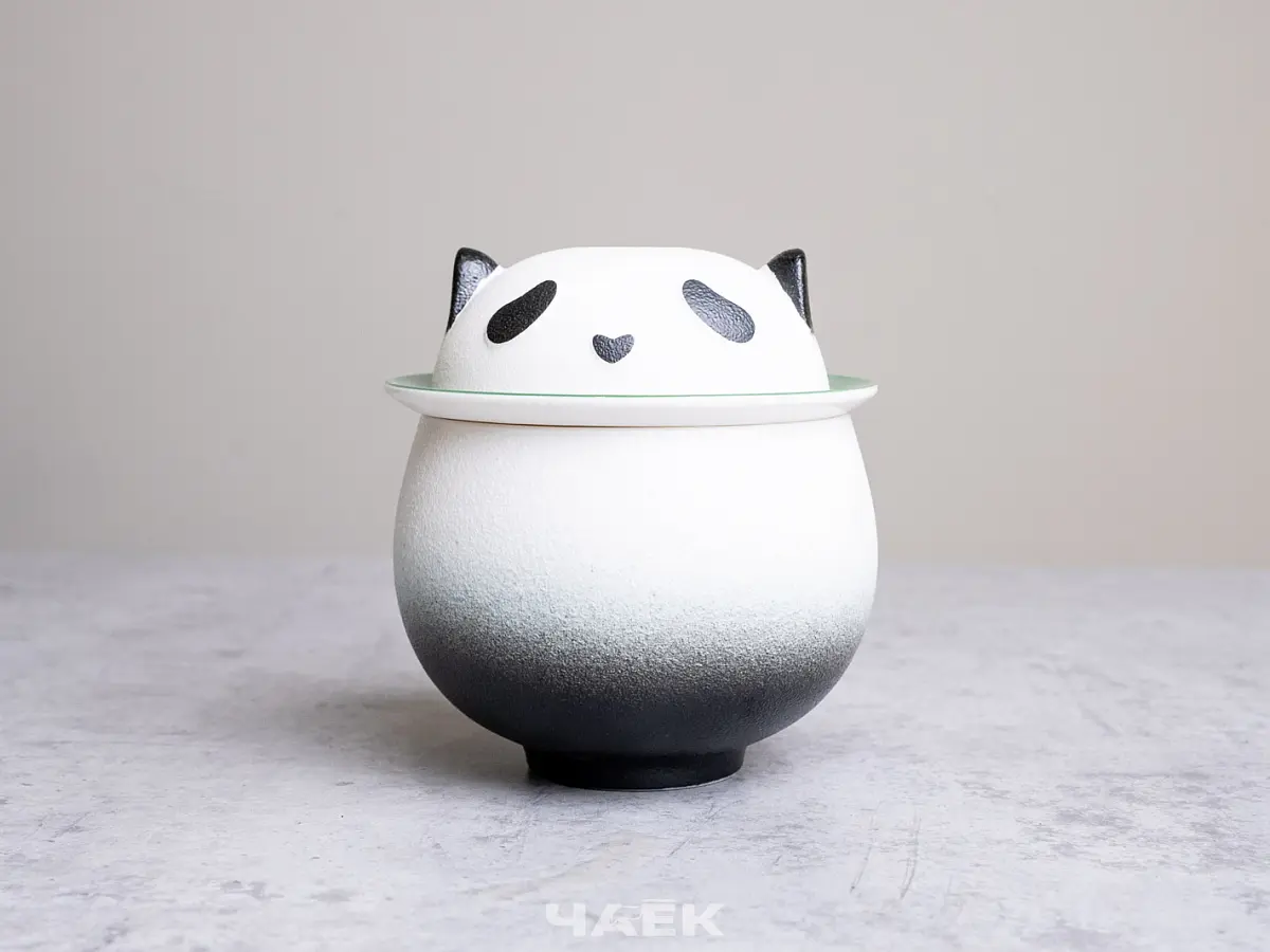 Походный чайный набор № 4 «Пандочка», чёрный