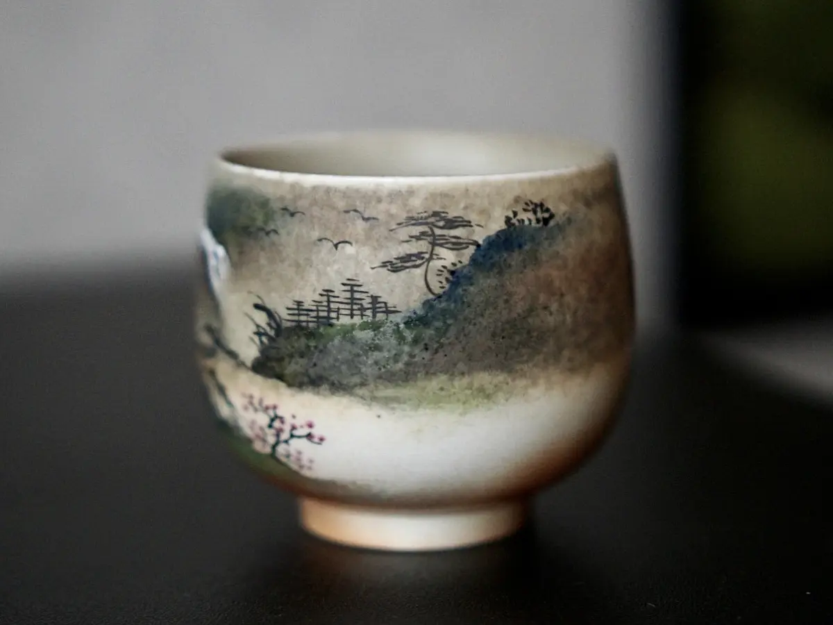 Пиала «Шум Воды» № 66, керамика Цзиндэчжэнь, 88 мл