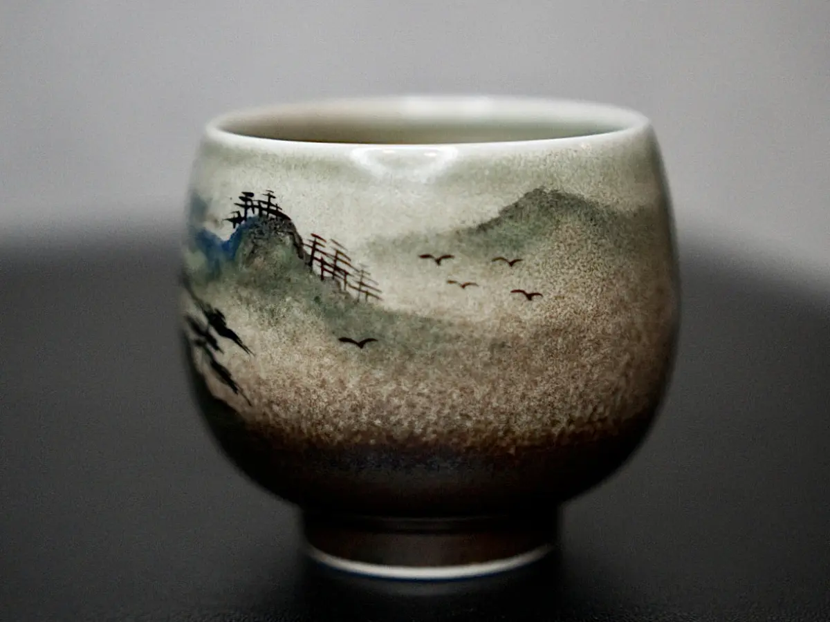 Пиала «Брызги Водопада» № 65, керамика Цзиндэчжэнь, 85 мл