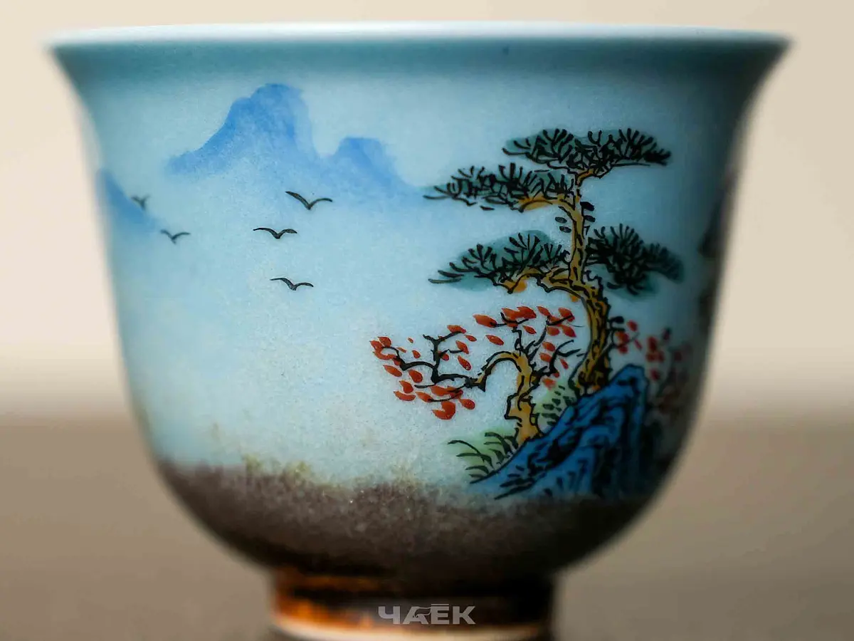 Пиала № 329, керамика Цзиндэчжэнь, 88 мл