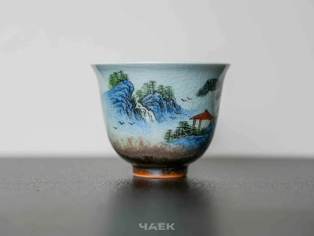 Пиала № 324, керамика Цзиндэчжэнь, 100 мл