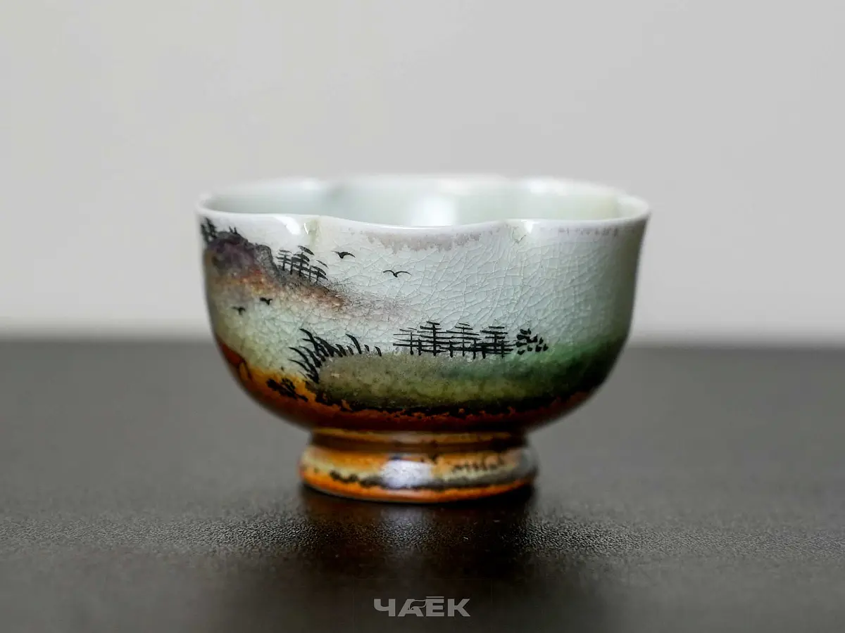 Пиала № 271, керамика Цзиндэчжэнь, 80 мл