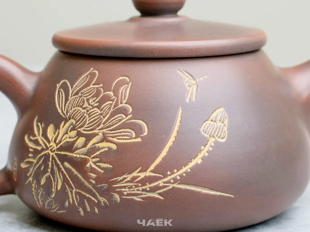 Чайник из Гуанси № 189, керамика Циньчжоу, 115 мл